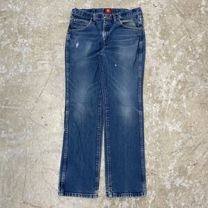 Wrangler Jeans Mens 32x31 Blue Pants Slim Cowboy 36MWZ Western Denim Tag 33x32 C